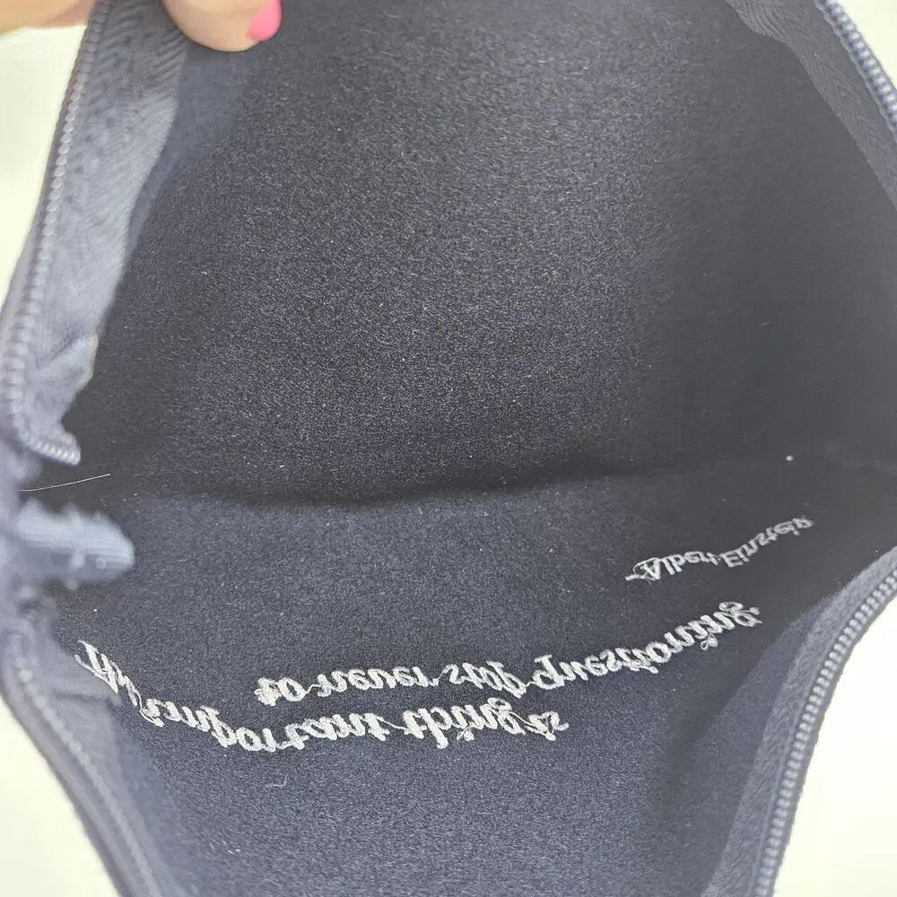 2 Navy Blue Viking Wool Money Bag Travel Bag Pencil Pouch Albert Einstein Quote